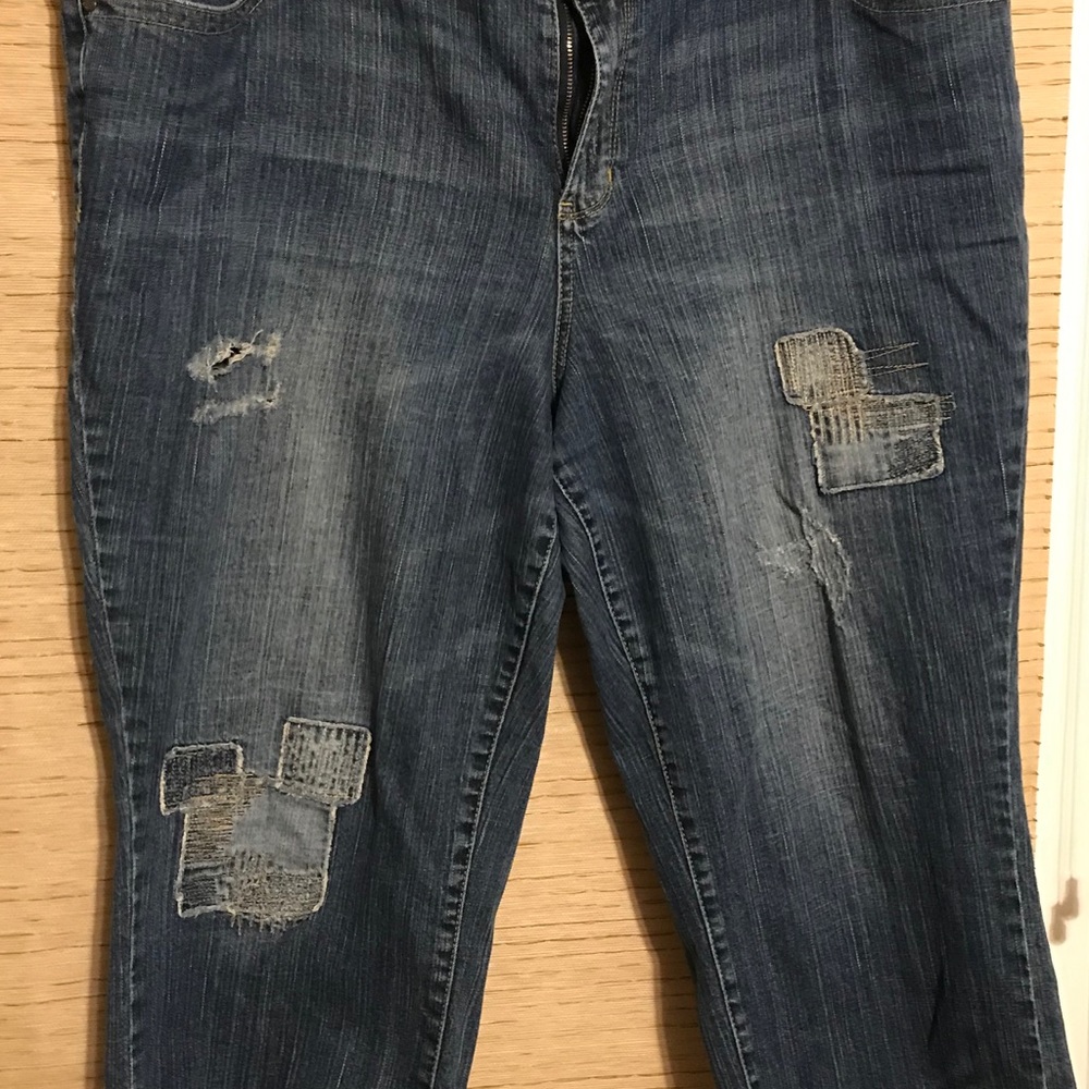 Lane Bryant Denim capris Size 22